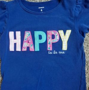 Girls "Happy" shirt